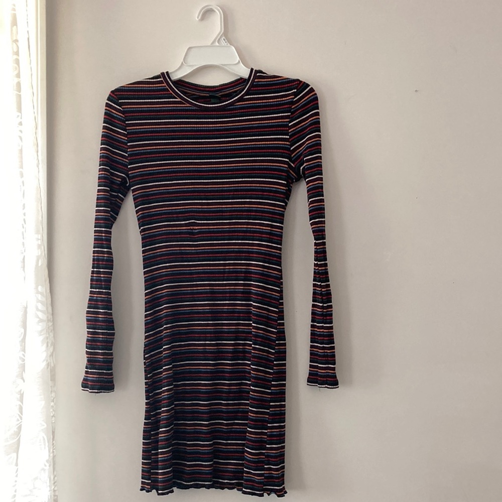 S Wild Fable Long Sleeve Stripe Dress
